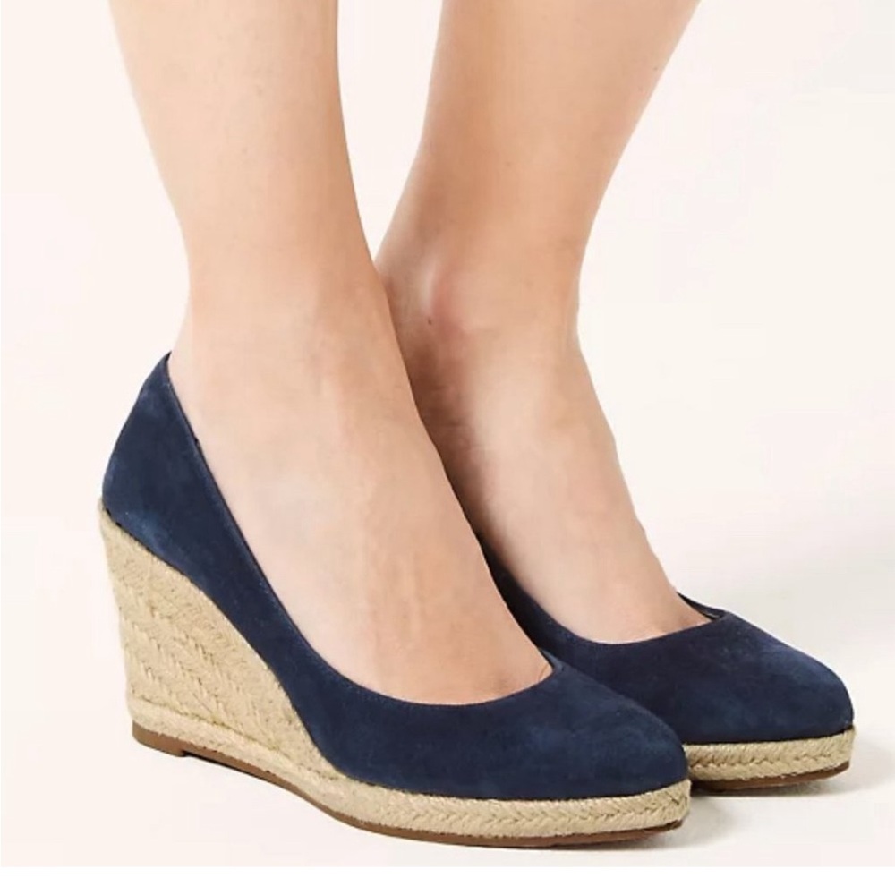 Marks & Spencer Blue Espradille Wedges - image 1